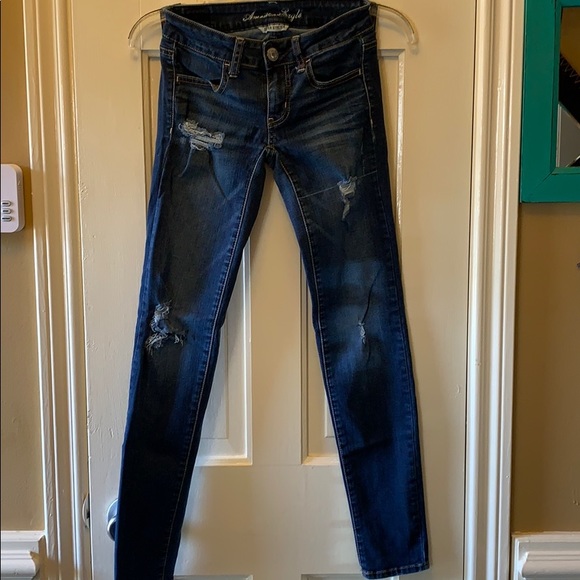 American Eagle Outfitters Denim - American Eagle distressed jegging sz 00